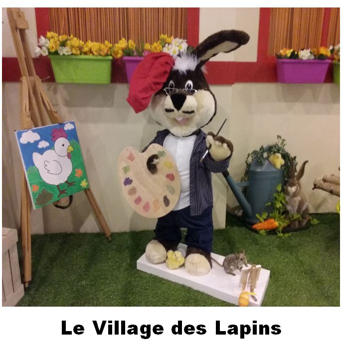 Location Décors de Pâques - Le Village des Lapins