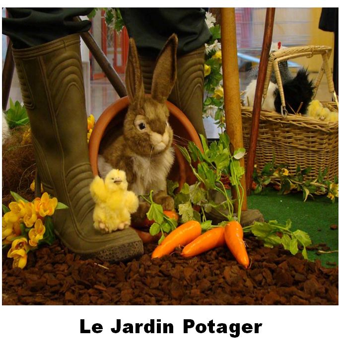 Location Décors de Pâques - Le Jardin potager des lapins